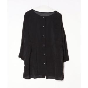 「GLOBAL WORK」 長袖ブラウス FREE ブラック レディース