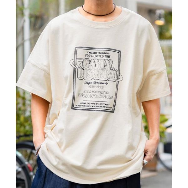 「Java」 半袖Tシャツ LARGE ベージュ レディース