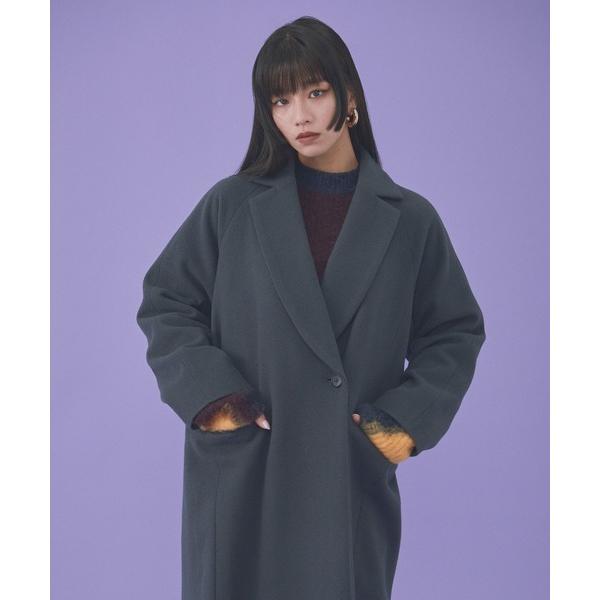 「UNITED TOKYO」 チェスターコート 1 グレー レディース