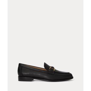 LAUREN 黒 レザー ローファー LAUREN RALPH LAUREN（ローレン ラルフローレン） ローファー Tasha