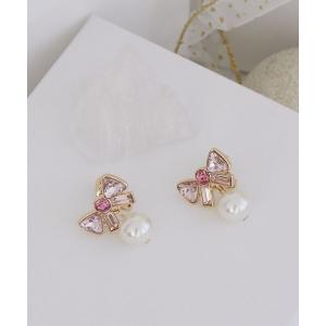 イヤリング ビジューリボンイヤリング レディースの買取情報