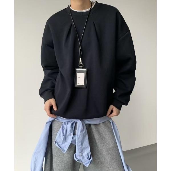 トレーナー スウェット タックオーバースウェット メンズ レディース