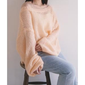 「muguet」 長袖ニット FREE ベビーピンク レディース