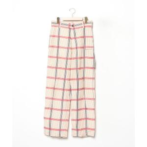 「MARNI」 チェック柄パンツ 44 ベージュ メンズ