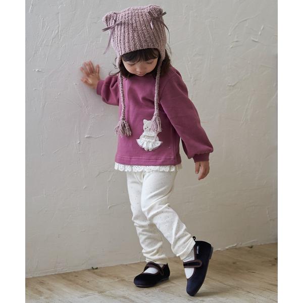 レギンス スパッツ 「フワもちっと」あったかレギンス キッズ 子供 女の子