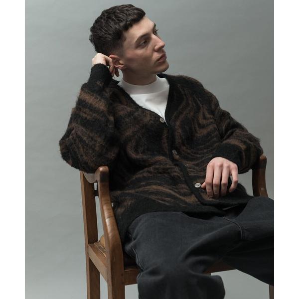 「SLICK」 ニットカーディガン 2 ブラック メンズ