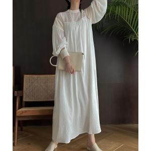 「WILLFULLY」 長袖ワンピース FREE アイボリー レディース