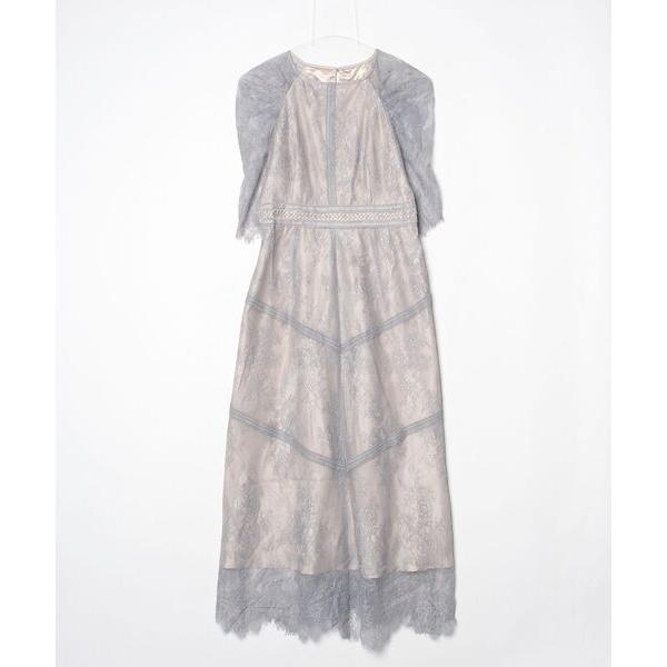 「Dorry Doll」 半袖ワンピース M グレイッシュブルー レディース