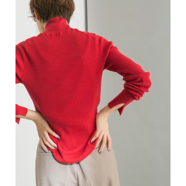「URBAN RESEARCH」 長袖ニット FREE レッド レディース