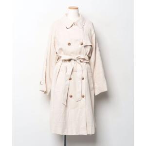「シロップ．」 トレンチコート X-LARGE ベージュ レディース