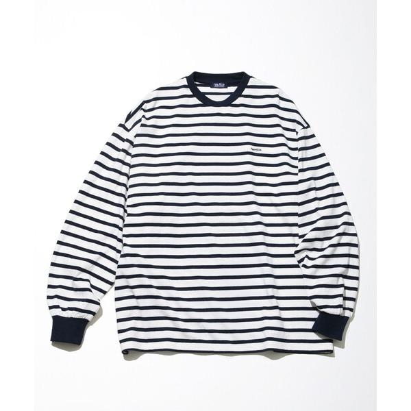 「NAUTICA」 長袖Tシャツ MEDIUM ネイビー メンズ