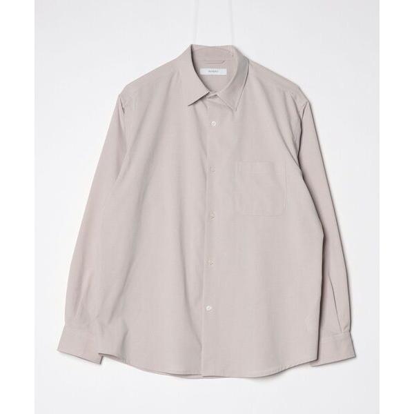 「INHERIT」 7分袖シャツ L ベージュ メンズ