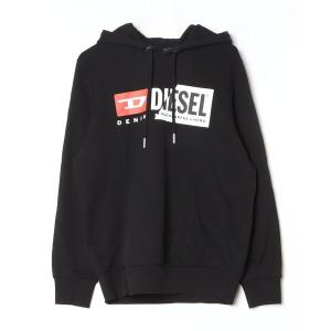 「DIESEL」 プルオーバーパーカー MEDIUM ブラック メンズ