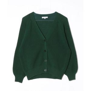 「GLOBAL WORK」 カーディガン M グリーン レディース