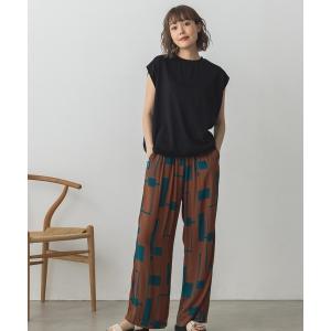 「lil nina」 イージーパンツ FREE ブラウン レディース