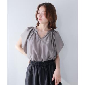 「LADYMADE」 ノースリーブブラウス FREE モカ レディース