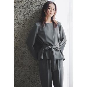 セットアップ リボンペプラムブラウスパンツスーツ 2点セット レディース セットアップ フォーマル セレモニー 入学式 卒業式 七五三 お宮参り ママ