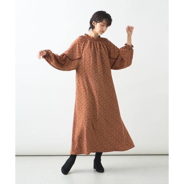 「WHYTO.」 長袖ワンピース 38 キャメル レディース