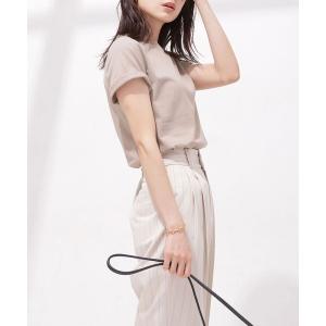 「NANO universe」 半袖Tシャツ 38 グレー系その他4 レディース