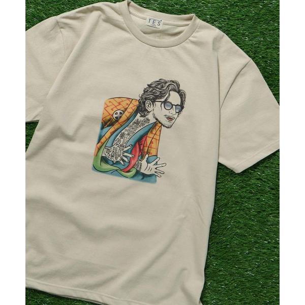 「The Endless Summer」 半袖Tシャツ MEDIUM ベージュ メンズ