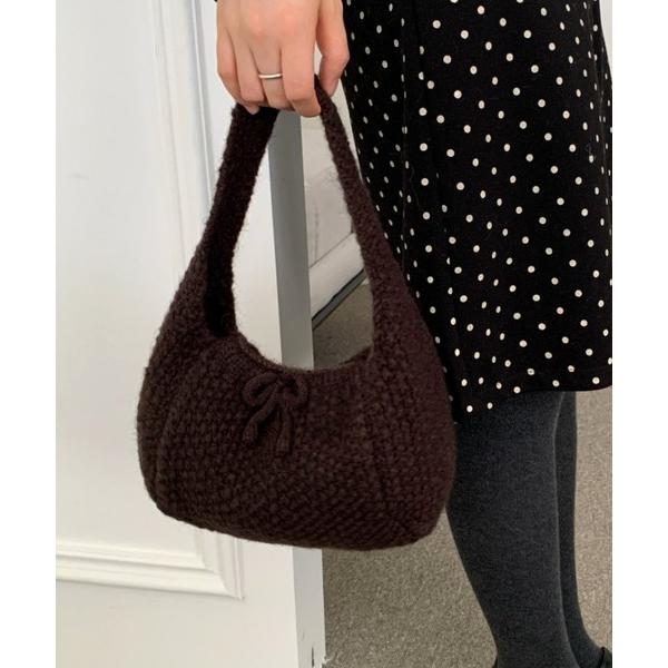 ハンドバッグ knit handbag