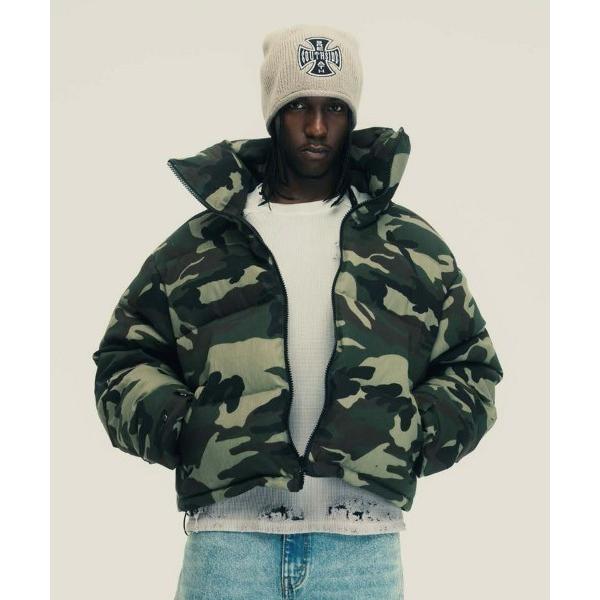 ダウンジャケット ダウン 「BREATH」CAMO DOWN JACKET / ウッドランドカモ 「...
