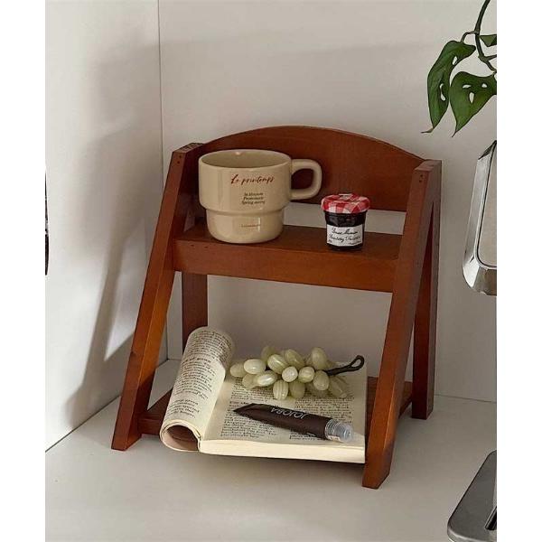 収納 Natural Wood Rack