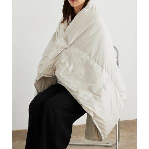 ベッド 寝具 TAION/タイオン 800FP 羽毛ひざ掛け クッションカバー付き (ブランケットサイズ) ルームダウン