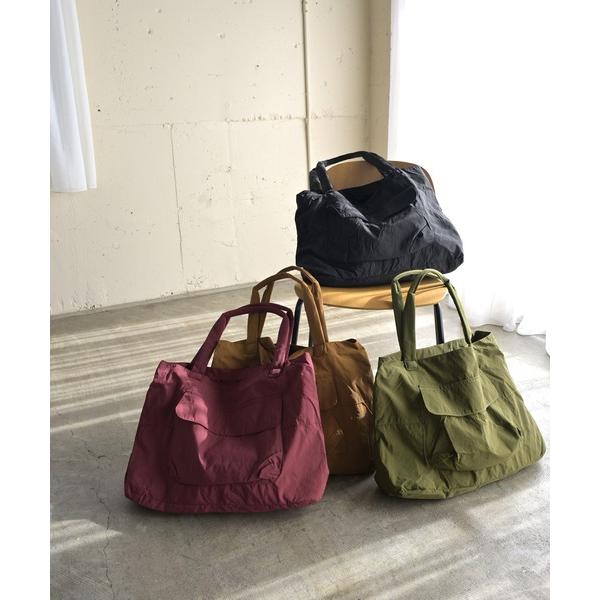 トートバッグ 「 enlit 」 ラージ ナイロン トートバッグ / トラベルバッグ レディース メ...