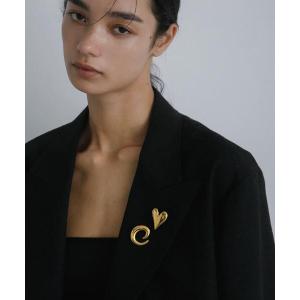ブローチ decor「デコール」　Broach heart 2piece set レディース