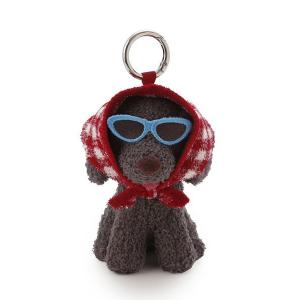 キーケース スカーフDOGチャーム