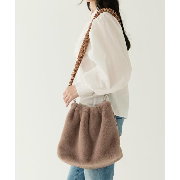 ショルダーバッグ バッグ フェイクファー巾着バッグ ショルダーバッグ レディース