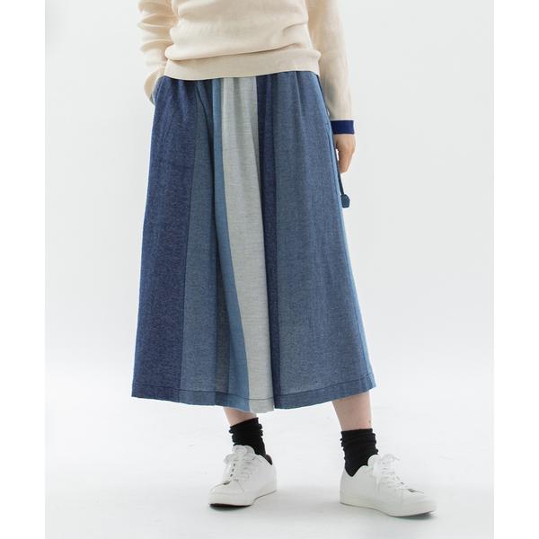 スカート Cornet miscシャンブレービエラ起毛スカート