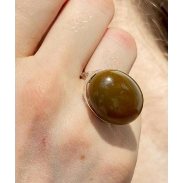 指輪 リング 「Lapis note」メノウ天然石リング レディース メンズ