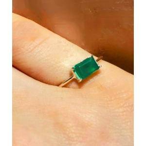 指輪 リング 「Lapis note」エメラルドスクエアリング レディース メンズ