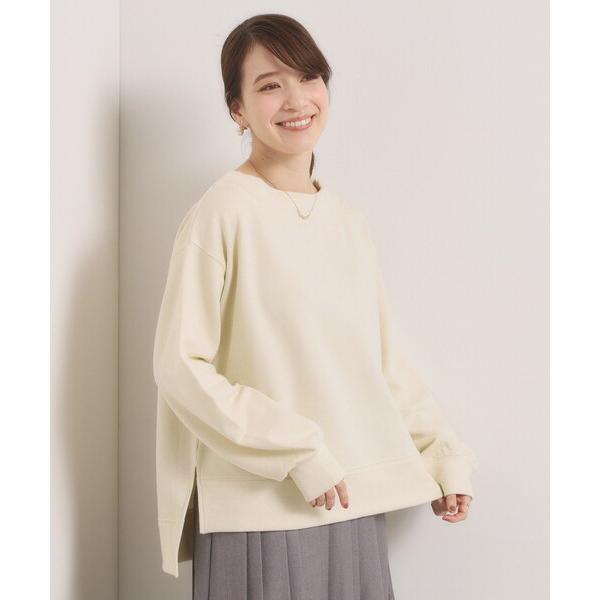 tシャツ 「洗濯機OK」ラメ裏毛プルオーバー レディース