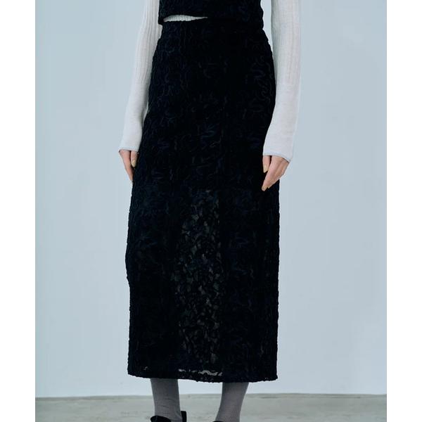 スカート cord velour skirt