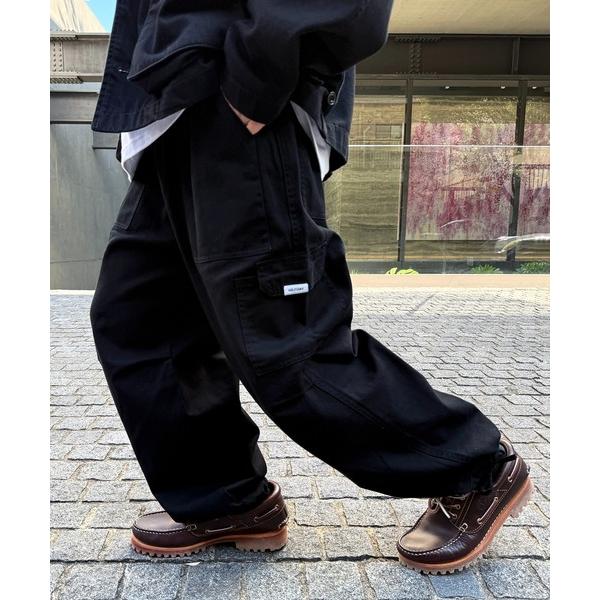 ワイドパンツ カーゴパンツ 「MAISON CLUB」Basic Military CargoPan...