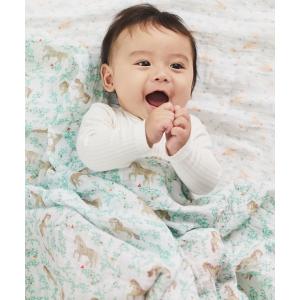 おくるみ aden + anais おくるみスワドル/イヤーオブザホース・うま/3枚