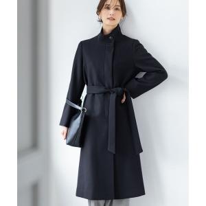 コート アウター スタンドロングコート レディース