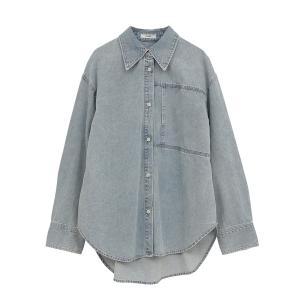 ブラウス シャツ 「CLANE/クラネ」COMPACT DENIM SHIRTS/コンパクトデニムシャツ レディース