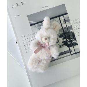 キーホルダー もふもふ ホワイト アニマル ぬいぐるみ : ZOZOTOWN