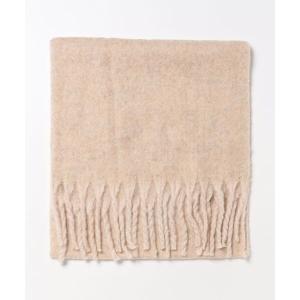 ストール マフラー キラキラ混ビックフリンジストール レディース