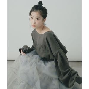 「qumerry.」 スウェットカットソー FREE ダークブラウン レディース