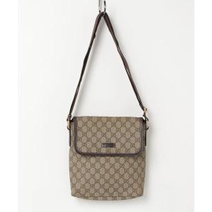 「GUCCI」 ショルダーバッグ - ベージュ レディース