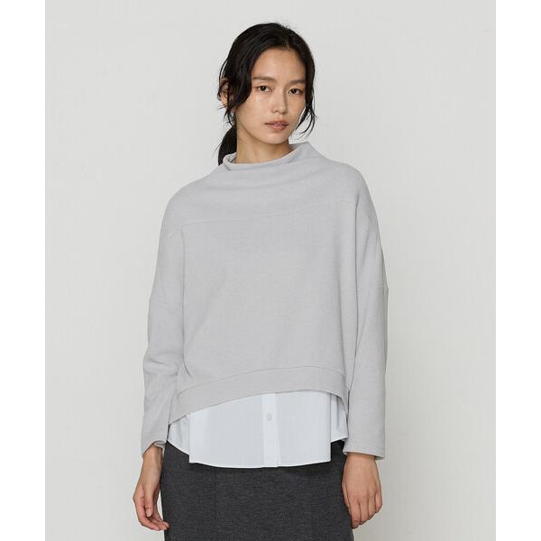 tシャツ 「 +サイズ 」 ニットコール レイヤードセーター レディース