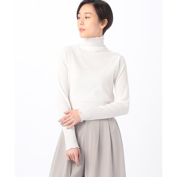 tシャツ 「 +サイズ 」 「前後2WAY」シアーストライプジャージー シアーストライプカットソー ...