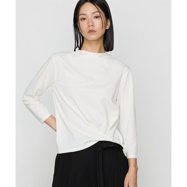 tシャツ 「 +サイズ 」 ポンチ ワンタックプルオーバー レディース