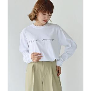 「HER CLOSET」 長袖カットソー M オフホワイト レディース