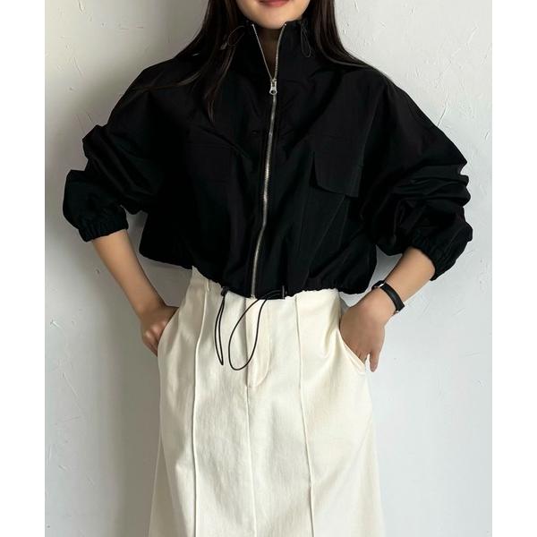 「Bonjour Sagan」 「Gleam」ナイロンブルゾン FREE ブラック レディース